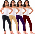Honeylips Legging For Girls (Multicolor Pack of 4)