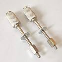 HONEYSEW 2pcs Embroidery Hoop Metal Long Adjusting Screws Compatible with Many Brother BabyLock Hoops XE4590001