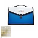 HONEYSEW Quilting Ruler Templates Storage Case + 4pcs Quilters Ruler 2.5"X2.5", 4.5"X4.5", 6.5"X6.5", 9.5"X9.5", Set of 4