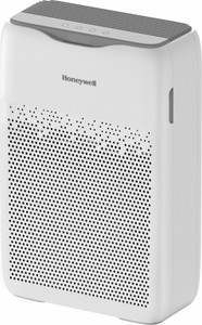 honeywell air touch v2 3 stage filtration covers 388 sqft high efficiency pre-filter h13 hepa filter activated carbon filter removes 9999 pollutants  micro allergens portable room air purifier white