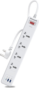 honeywell surge protectorwith universal 2xusb  pd 20w cord13500amp 4 socket extension boards white 18 m