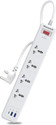 Honeywell Surge Protector,with Universal, 2xUSB & PD 20w, Cord,13,500Amp 4 Socket Extension Boards (White, 1.8 m)