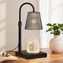 Hong-in Black Marble Candle Warmer Lamp, House Warming Gifts Kitchen Decor