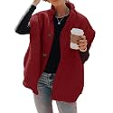 Hongqizo Womens Fuzzy Fleece Vest Oversized Casual Warm Sherpa Vests Jacket