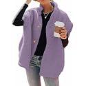Hongqizo Womens Fuzzy Fleece Vest Oversized Casual Warm Sherpa Vests Jacket