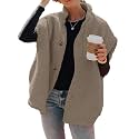 Hongqizo Womens Fuzzy Fleece Vest Oversized Casual Warm Sherpa Vests Jacket