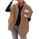 Hongqizo Womens Fuzzy Fleece Vest Oversized Casual Warm Sherpa Vests Jacket