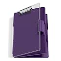 Hongri Clipboard with Storage, Purple 8.5 x 11 Clip Board, Dual Compartmen