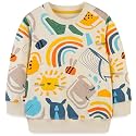 Hongshilian Unisex Kids Cute Cartoon Cotton Sweater Shirt