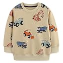 Hongshilian Unisex Kids Cute Cartoon Cotton Sweater Shirt