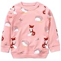 Hongshilian Unisex Kids Cute Cartoon Cotton Sweater Shirt