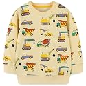 Hongshilian Unisex Kids Cute Cartoon Cotton Sweater Shirt