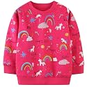 Hongshilian Unisex Kids Cute Cartoon Cotton Sweater Shirt