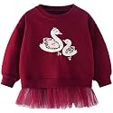 Hongshilian Unisex Kids Cute Cartoon Cotton Sweater Shirt