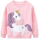 Hongshilian Unisex Kids Cute Cartoon Cotton Sweater Shirt