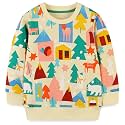 Hongshilian Unisex Kids Cute Cartoon Cotton Sweater Shirt