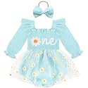 HONGTEYA Baby Girl 1st Birthday Outfit First Romper Tulle Dress Gifts
