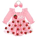 HONGTEYA Baby Girl 1st Birthday Outfit First Romper Tulle Dress Gifts