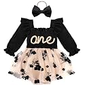 HONGTEYA Baby Girl 1st Birthday Outfit First Romper Tulle Dress Gifts