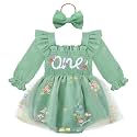 HONGTEYA Baby Girl 1st Birthday Outfit First Romper Tulle Dress Gifts