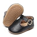 HONGTEYA Baby Girls Shoes Infant Mary Jane Flats Non Slip Newborn Moccasins