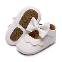 HONGTEYA Baby Girls Shoes Infant Mary Jane Flats Non Slip Newborn Moccasins