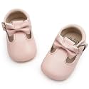 HONGTEYA Baby Girls Shoes Infant Mary Jane Flats Non Slip Newborn Moccasins