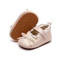 HONGTEYA Baby Girls Shoes Infant Mary Jane Flats Non Slip Newborn Moccasins