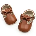 HONGTEYA Baby Girls Shoes Infant Mary Jane Flats Non Slip Newborn Moccasins