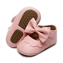 HONGTEYA Baby Girls Shoes Infant Mary Jane Flats Non Slip Newborn Moccasins