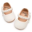HONGTEYA Baby Girls Shoes Infant Mary Jane Flats Non Slip Newborn Moccasins