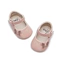 HONGTEYA Baby Girls Shoes Infant Mary Jane Flats Non Slip Newborn Moccasins