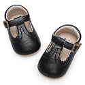 HONGTEYA Baby Girls Shoes Infant Mary Jane Flats Non Slip Newborn Moccasins