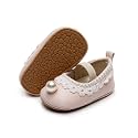 HONGTEYA Baby Girls Shoes Infant Mary Jane Flats Non Slip Newborn Moccasins