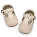 HONGTEYA Baby Girls Shoes Infant Mary Jane Flats Non Slip Newborn Moccasins