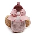 HONGTEYA Baby Girls Shoes Infant Mary Jane Flats Non Slip Newborn Moccasins