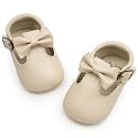 HONGTEYA Baby Girls Shoes Infant Mary Jane Flats Non Slip Newborn Moccasins