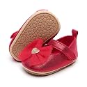 HONGTEYA Baby Girls Shoes Infant Mary Jane Flats Non Slip Newborn Moccasins