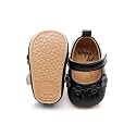 HONGTEYA Baby Girls Shoes Infant Mary Jane Flats Non Slip Newborn Moccasins