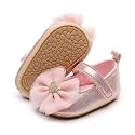 HONGTEYA Baby Girls Shoes Infant Mary Jane Flats Non Slip Newborn Moccasins