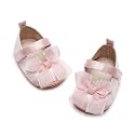 HONGTEYA Baby Girls Shoes Infant Mary Jane Flats Non Slip Newborn Moccasins