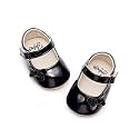 HONGTEYA Baby Girls Shoes Infant Mary Jane Flats Non Slip Newborn Moccasins