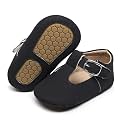 HONGTEYA Baby Girls Shoes Infant Mary Jane Flats Non Slip Newborn Moccasins