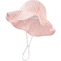 HONGTEYA Baby Sun Hat Wide Brim Adjustable Toddler Beach Bucket Hat