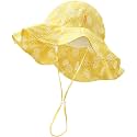 HONGTEYA Baby Sun Hat Wide Brim Adjustable Toddler Beach Bucket Hat