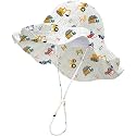 HONGTEYA Baby Sun Hat Wide Brim Adjustable Toddler Beach Bucket Hat