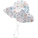 HONGTEYA Baby Sun Hat Wide Brim Adjustable Toddler Beach Bucket Hat