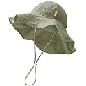 HONGTEYA Baby Sun Hat Wide Brim Adjustable Toddler Beach Bucket Hat