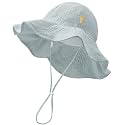 HONGTEYA Baby Sun Hat Wide Brim Adjustable Toddler Beach Bucket Hat