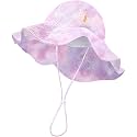 HONGTEYA Baby Sun Hat Wide Brim Adjustable Toddler Beach Bucket Hat